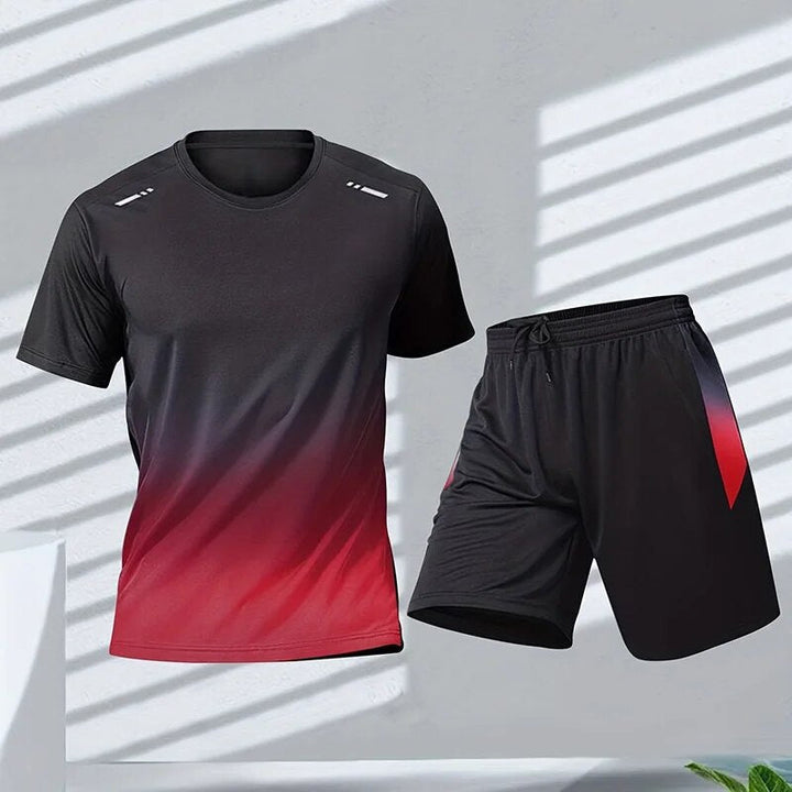 Nick | Ensemble de Sport Deux Pièces pour Homme avec Imprimé Dégradé et Coupe Confortable