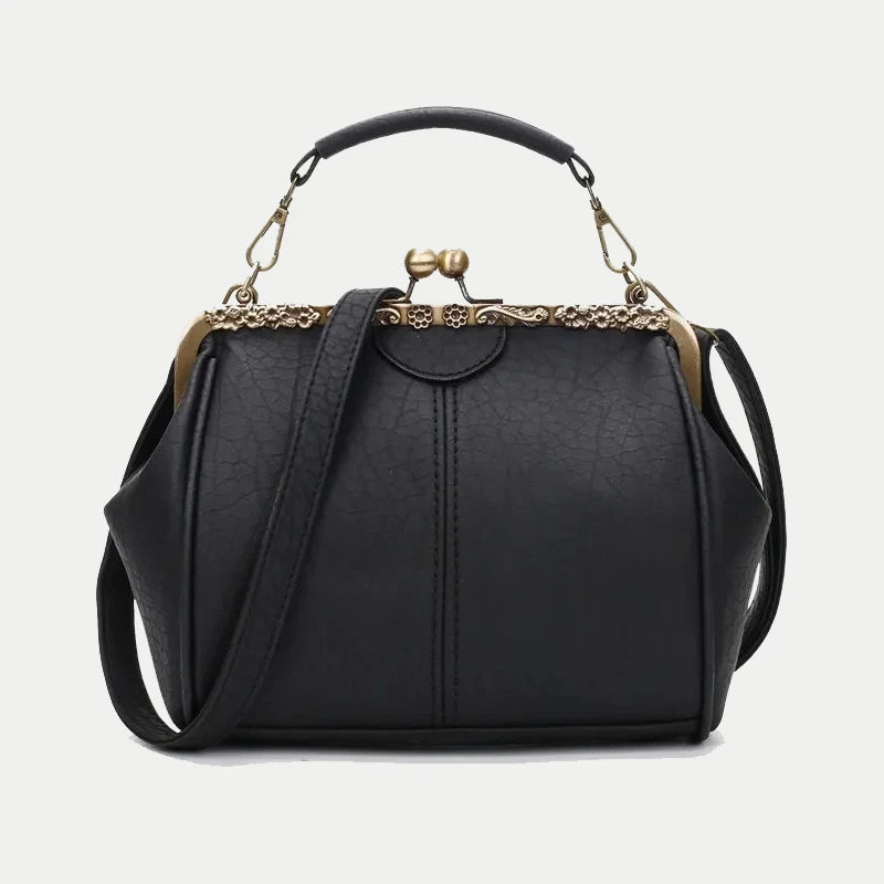 Coby | Borsa da donna classica con chiusura a clip - Senza tempo, elegante e lussuosa