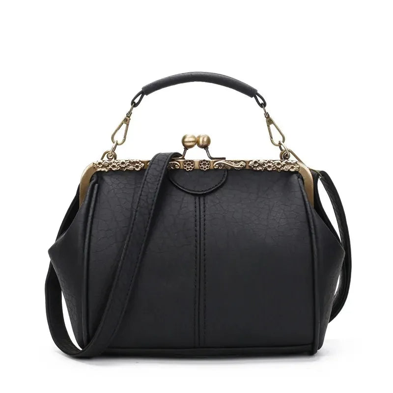 Coby | Borsa da donna classica con chiusura a clip - Senza tempo, elegante e lussuosa