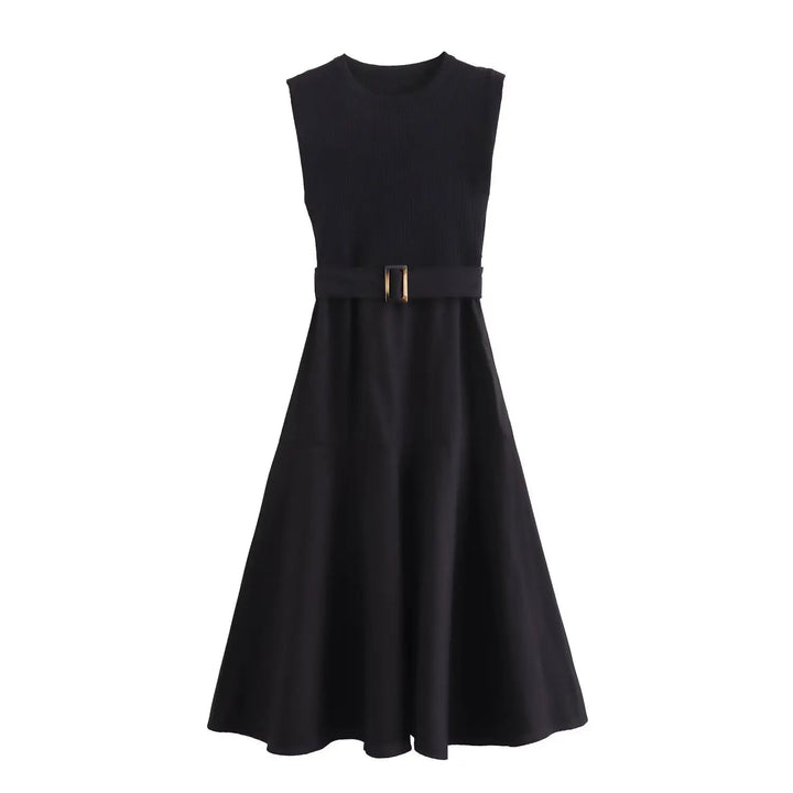 Ditta | Robe d'été décontractée pour femmes avec ceinture - aérée, mode & confortable