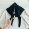 CosyWrap - Bufanda triangular de punto en lana exclusiva para mujeres, como pañuelo o bufanda cálida