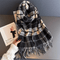 WarmElegance - Bufanda de otoño e invierno de diseñador en cachemira suave con aspecto de pashmina