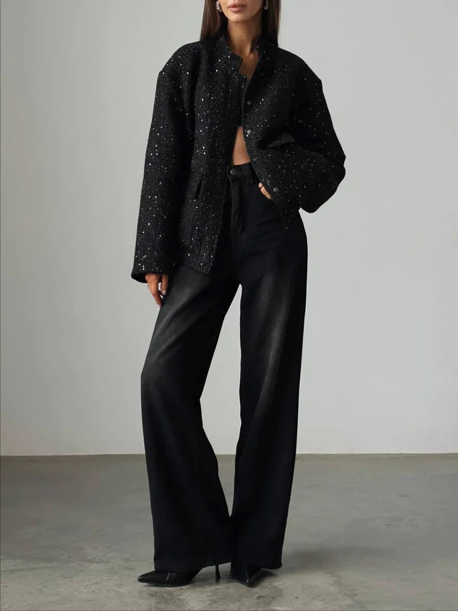 Chaqueta de lentejuelas para mujer | Brillo y elegancia para un look inolvidable