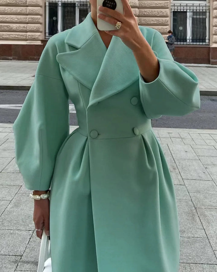 Cappotto lungo elegante da donna Chantal | Design doppiopetto senza tempo