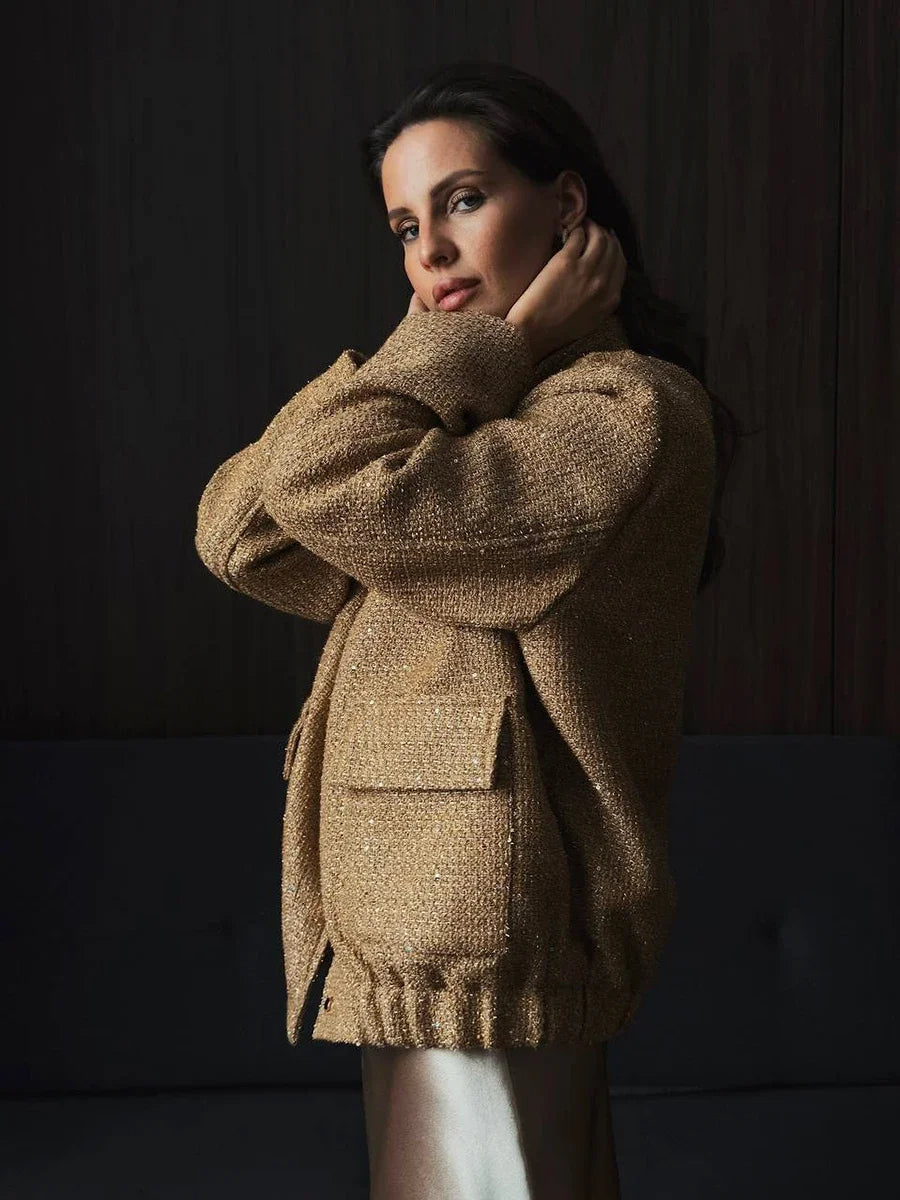 Chaqueta de lentejuelas para mujer | Brillo y elegancia para un look inolvidable