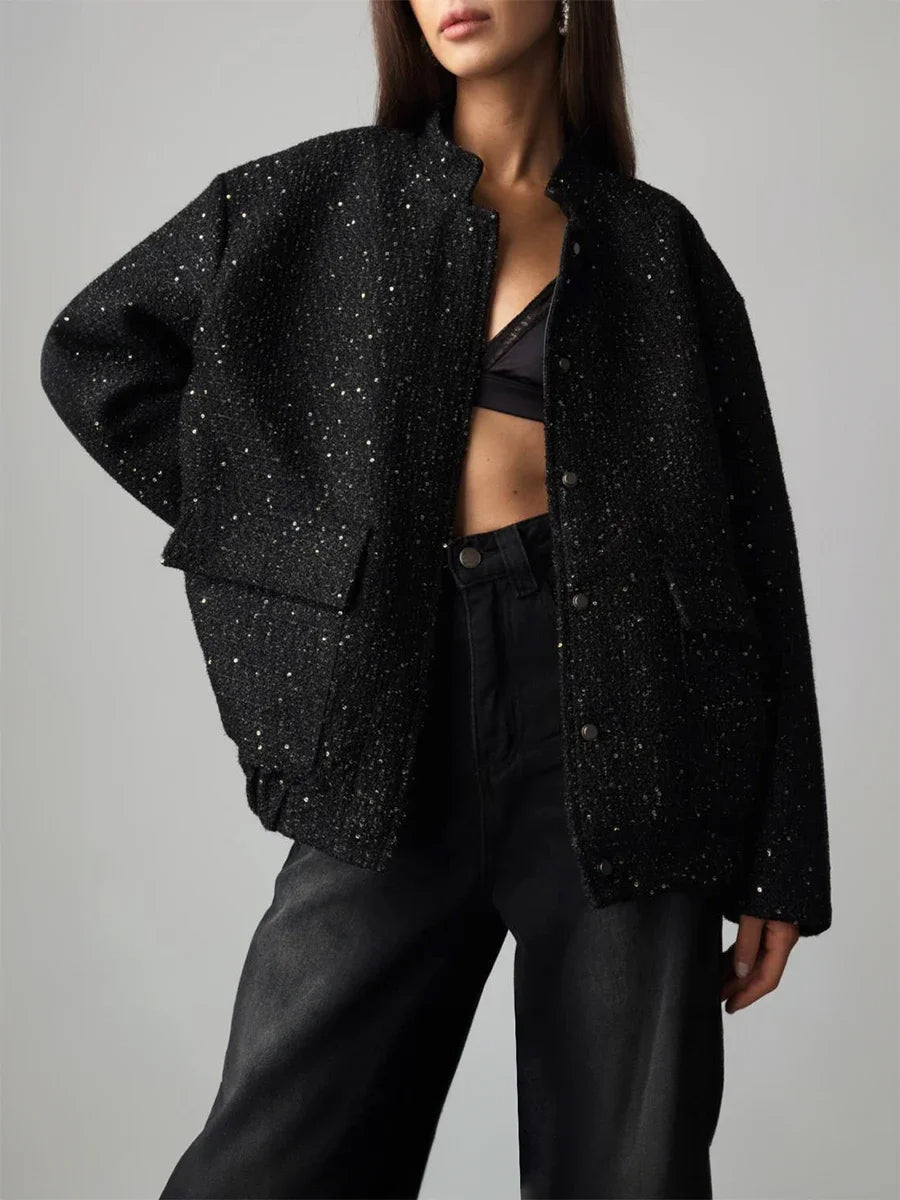 Chaqueta de lentejuelas para mujer | Brillo y elegancia para un look inolvidable