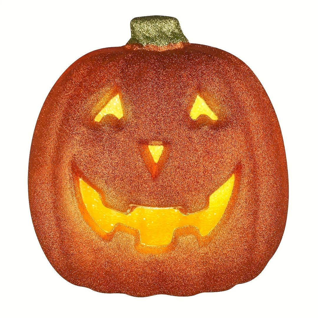 Calabaza Luminosa de Halloween – Decoración Iluminada para Interiores y Exteriores