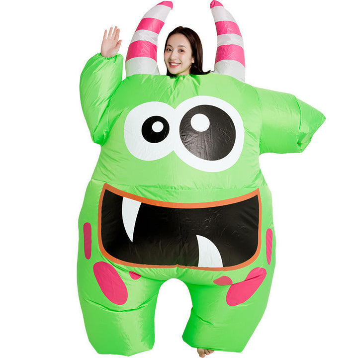 Alien gonflable avec UFO pour enfants – costume Halloween original et amusant