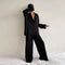 Elisa – Completo relax a due pezzi con camicia e pantaloni ampi