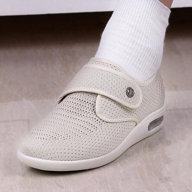 Zapatos para diabéticos extra anchos | Zapatos ortopédicos cómodos para pies hinchados