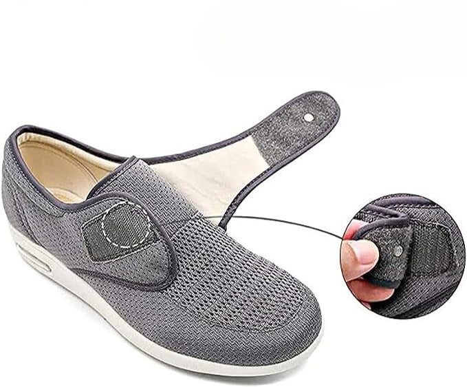 Zapatos para diabéticos extra anchos | Zapatos ortopédicos cómodos para pies hinchados