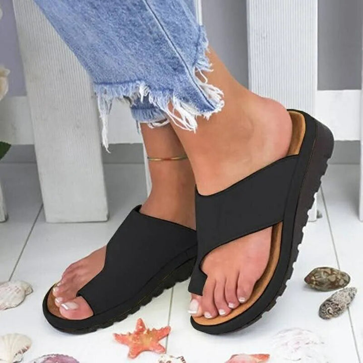 Chaussons confortables en cuir pour femmes avec un soutien optimal
