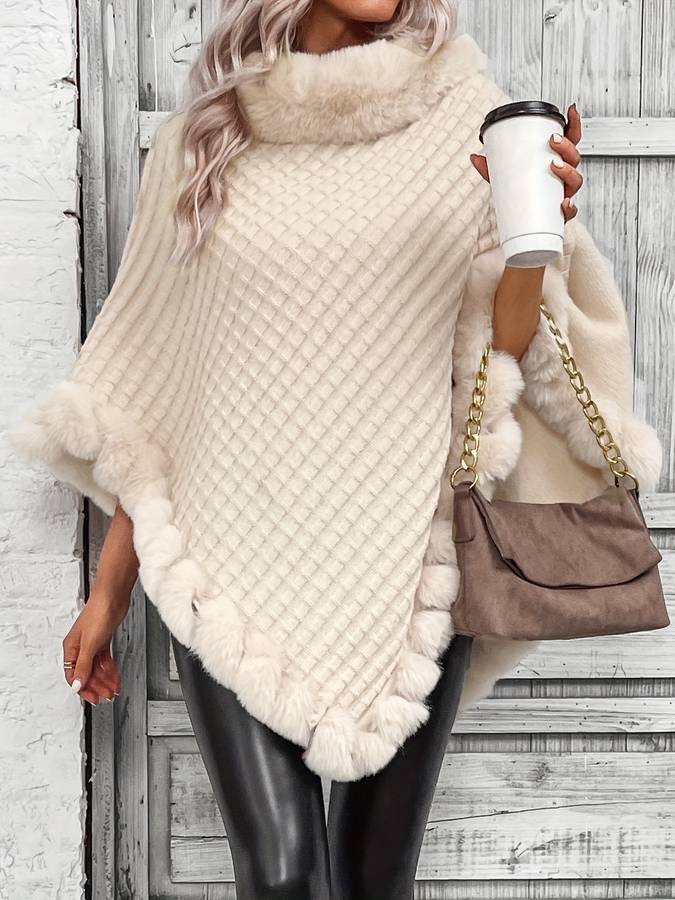 Poncho elegante Aurelia con finitura di lusso | Stile e comfort