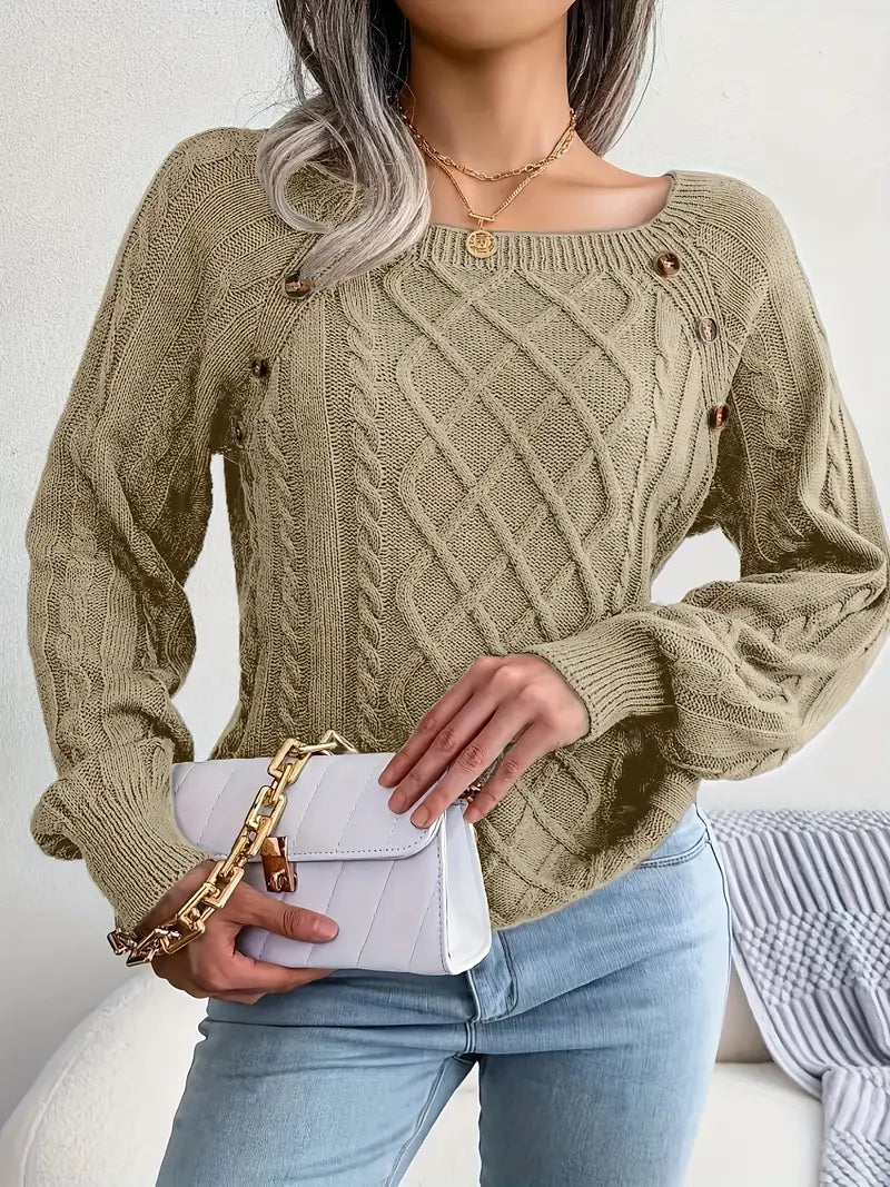 Aldara | Pull élégant pour femme, Polyvalent et confortable, Design raffiné pour une élégance au quotidien
