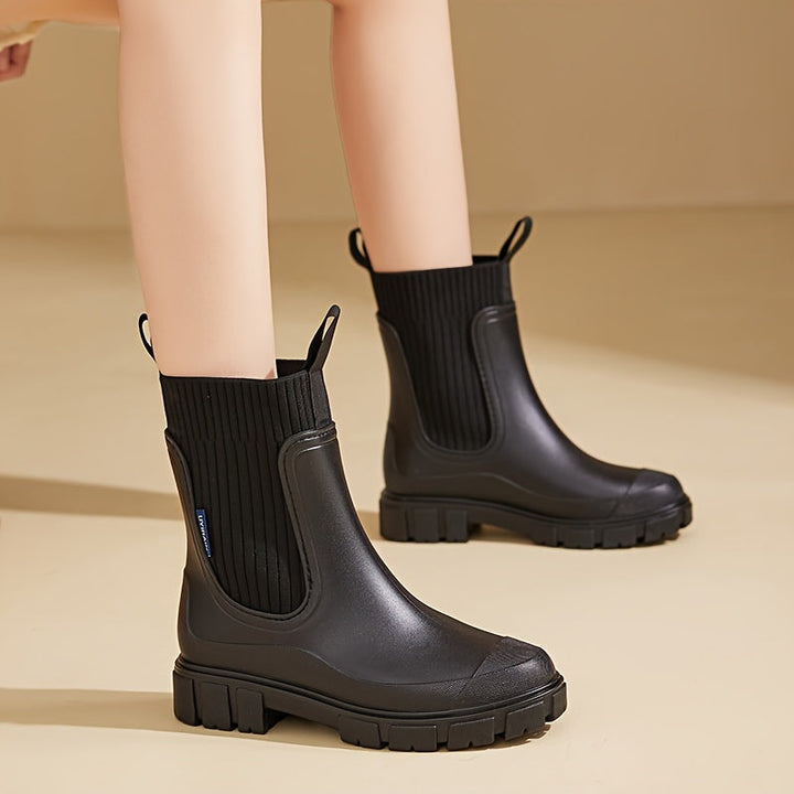 Botas de lluvia para mujer Urban Storm | impermeables, cómodas con suela compensada
