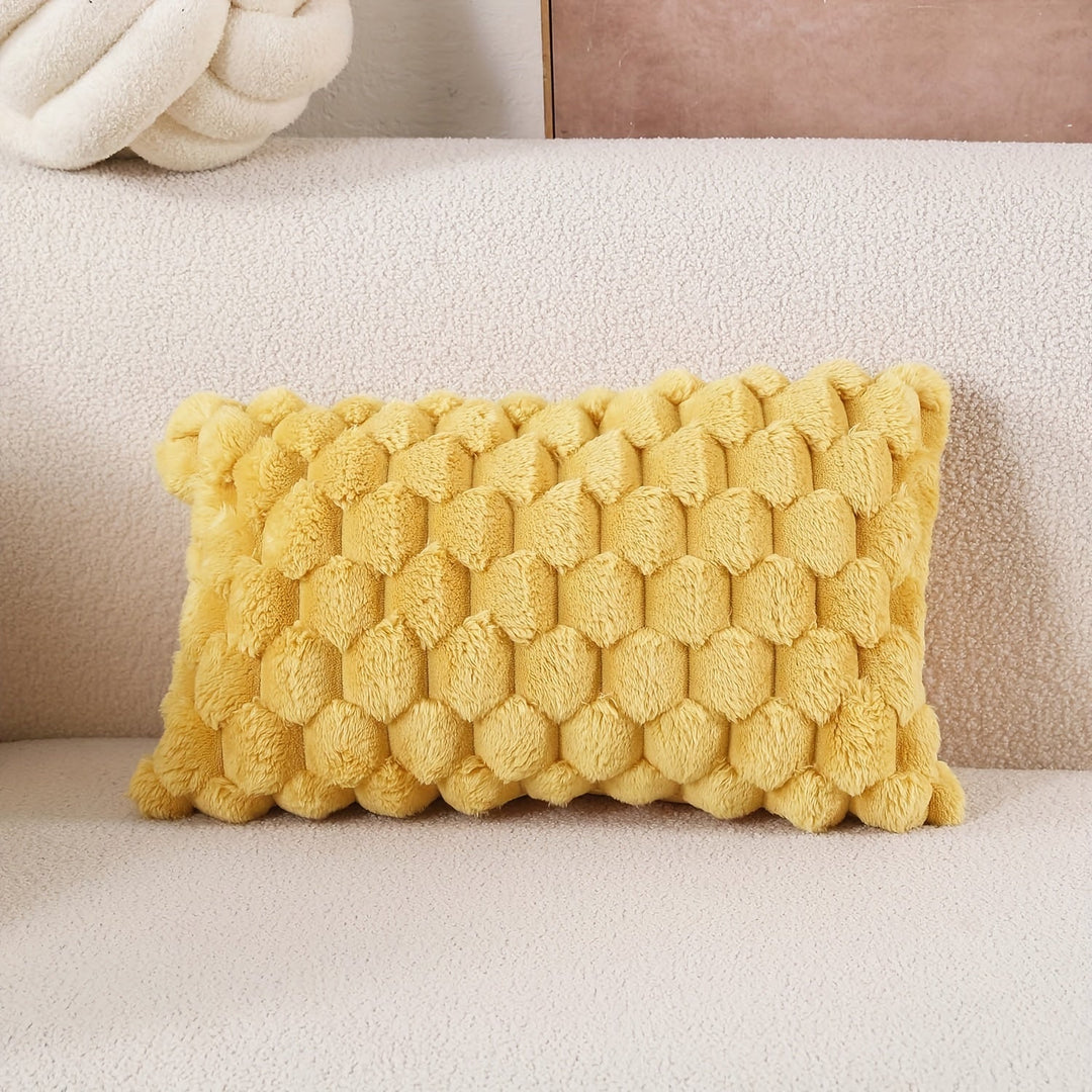 Ensemble de 2 Taies d’Oreiller Motif Ananas à Grille & Tortue | Housses Décoratives