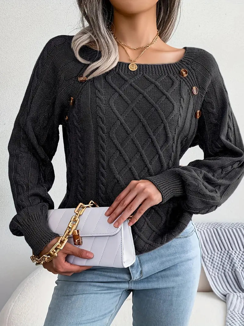 Aldara | Pull élégant pour femme, Polyvalent et confortable, Design raffiné pour une élégance au quotidien