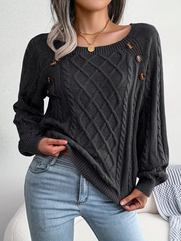 Aldara | Pull élégant pour femme, Polyvalent et confortable, Design raffiné pour une élégance au quotidien
