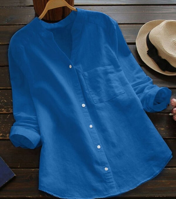 Camisa de lino Adina para mujer | Estilo atemporal para todas las estaciones