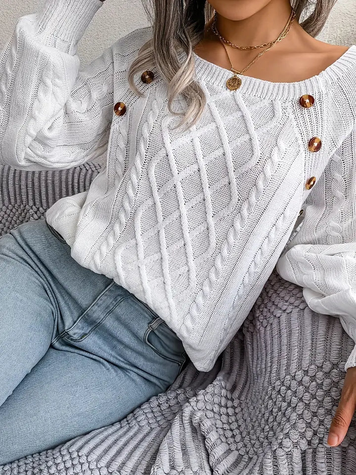 Aldara | Pull élégant pour femme, Polyvalent et confortable, Design raffiné pour une élégance au quotidien