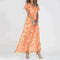 Sofie | Vestido largo de verano con estampado floral