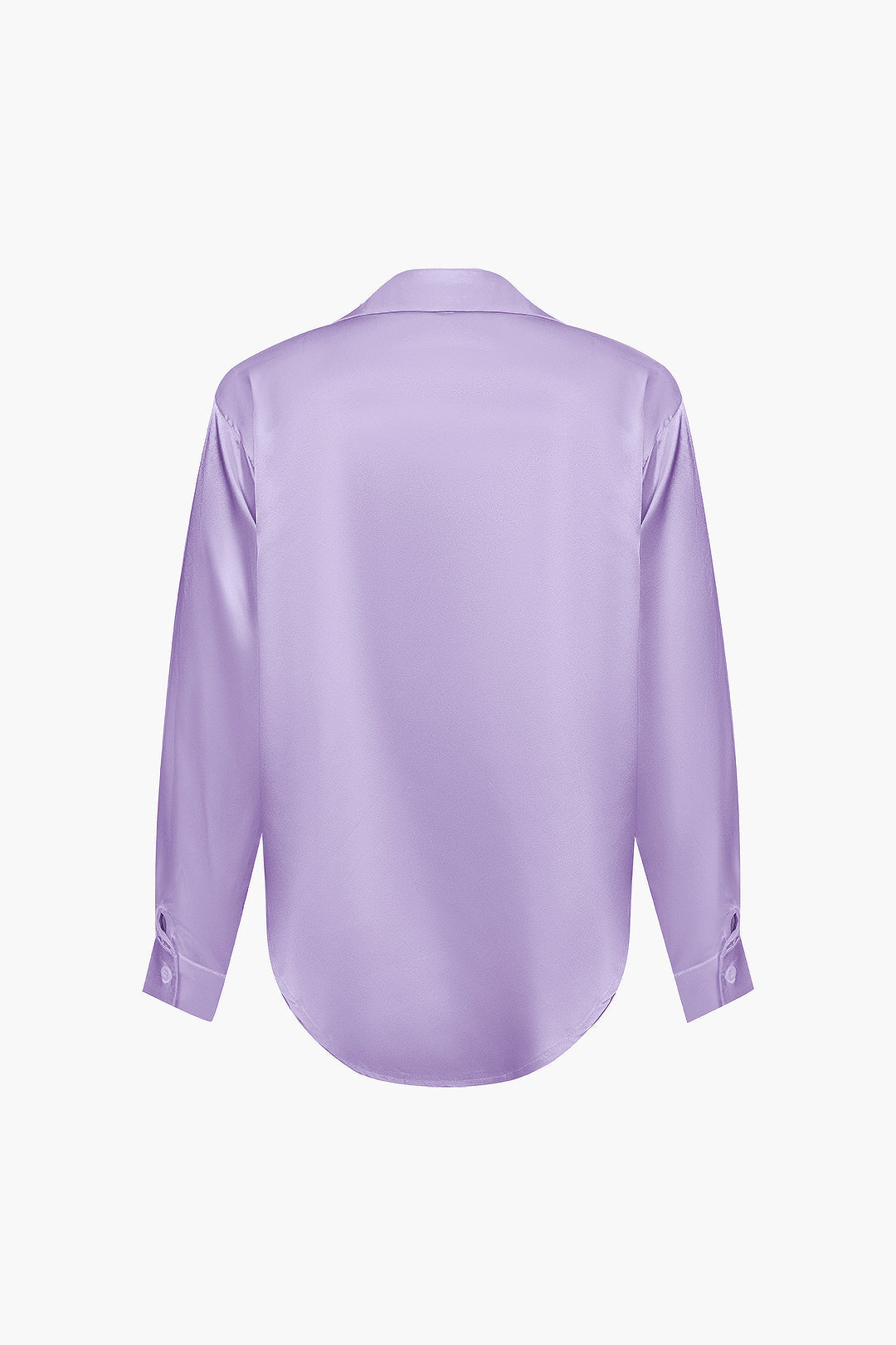 Blusa de satén Lillian para mujer | Camisa elegante de manga larga, corte holgado y diseño atemporal