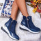 Bottes orthopédiques mi-hautes en cuir pour femmes | Collection Automne Lisa