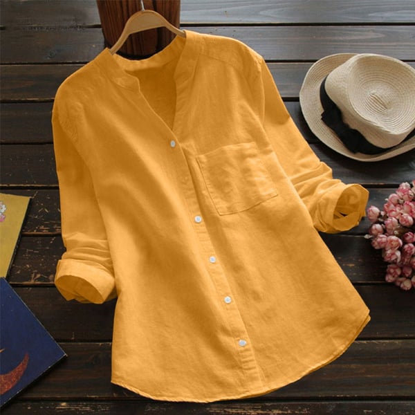 Camisa de lino Adina para mujer | Estilo atemporal para todas las estaciones