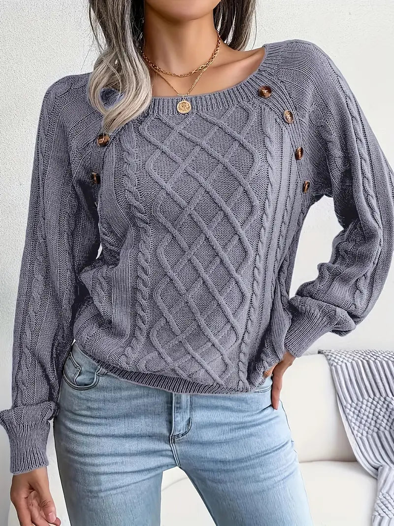 Aldara | Pull élégant pour femme, Polyvalent et confortable, Design raffiné pour une élégance au quotidien