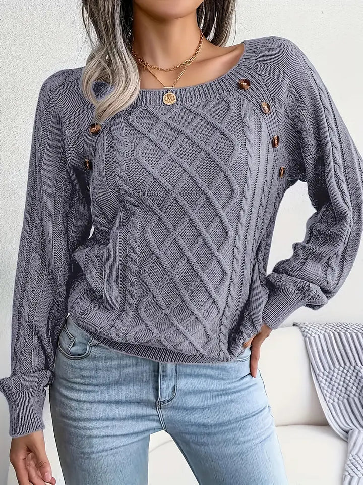 Aldara | Pull élégant pour femme, Polyvalent et confortable, Design raffiné pour une élégance au quotidien