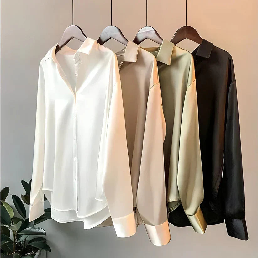 Fifine | Chemise en soie pour femme | Elégante, luxueuse & polyvalente