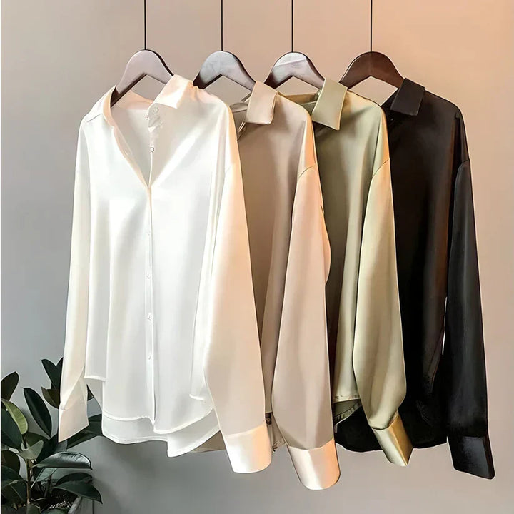 Fifine | Chemise en soie pour femme | Elégante, luxueuse & polyvalente