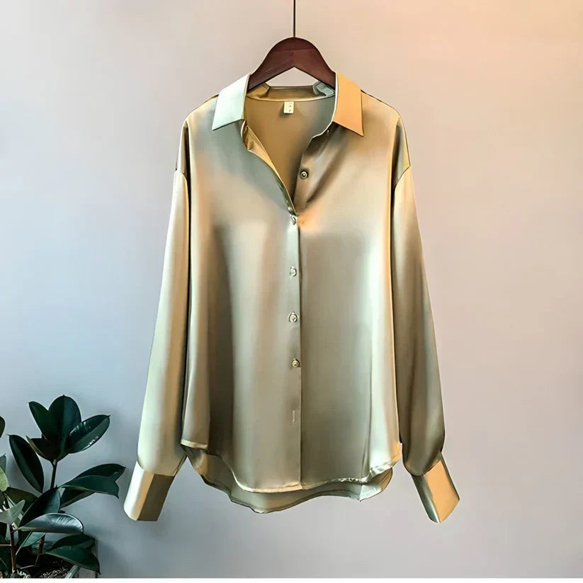 Fifine | Chemise en soie pour femme | Elégante, luxueuse & polyvalente