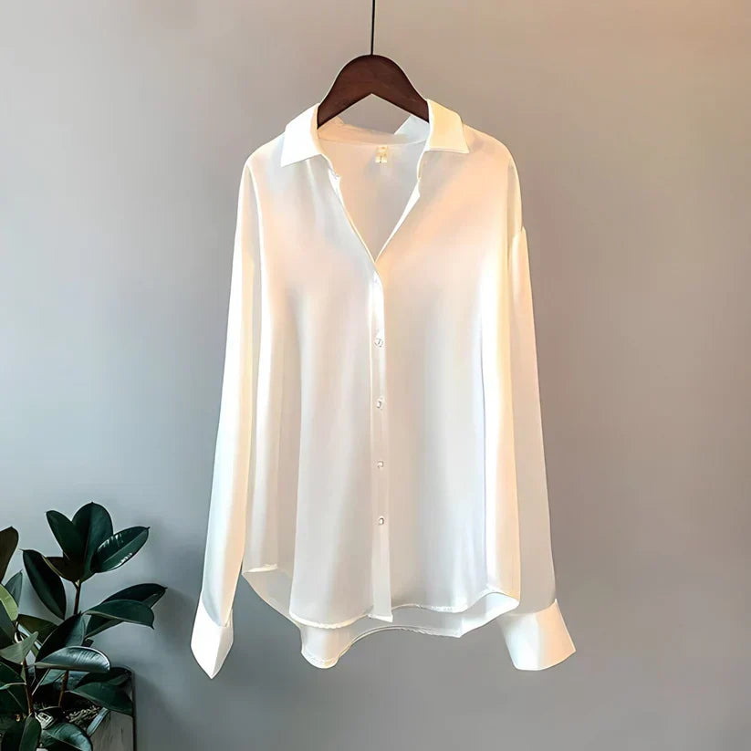 Fifine | Chemise en soie pour femme | Elégante, luxueuse & polyvalente