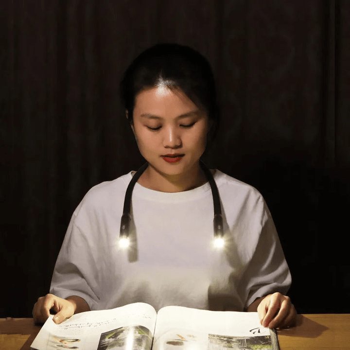 Lâmpada de leitura FlexRead para o pescoço | Iluminação portátil e mãos-livres
