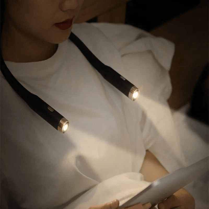 Lâmpada de leitura FlexRead para o pescoço | Iluminação portátil e mãos-livres
