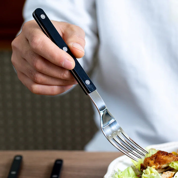 BistroLine | Service de Couverts 24 Pièces avec Gravure Élégante