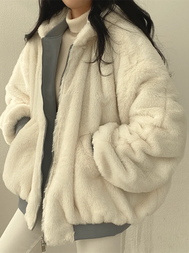 Océane Dubois | Chaqueta reversible elegante y gruesa | Comodidad y estilo todo el año 