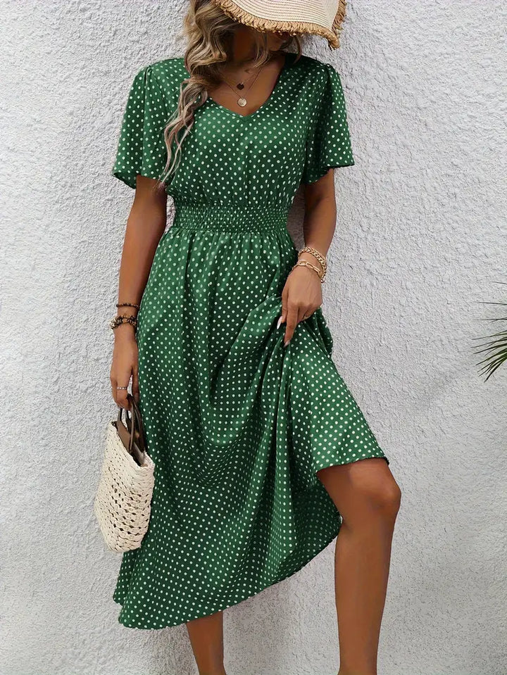 Vestido de verano de lunares | Transpirable y femenino | Perfecto para días soleados