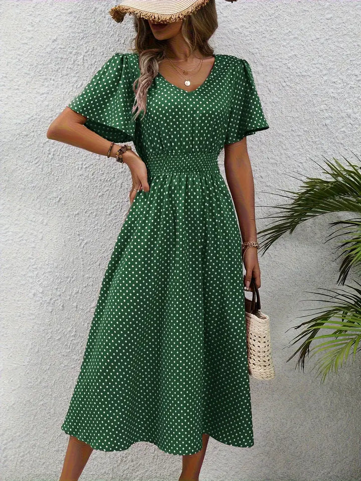 Vestido de verano de lunares | Transpirable y femenino | Perfecto para días soleados