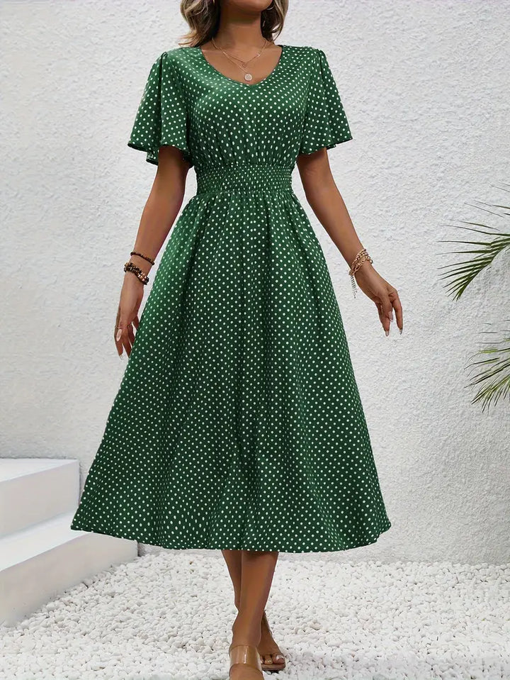 Vestido de verano de lunares | Transpirable y femenino | Perfecto para días soleados
