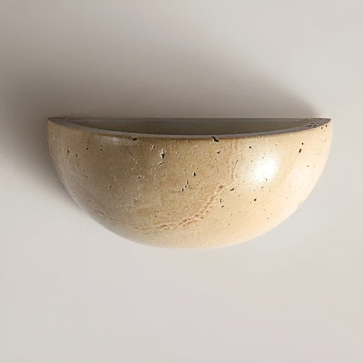 ZenGlow Applique Murale LED en Pierre | Design Wabi-Sabi Minimaliste & Élégant