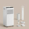 Ar condicionado e desumidificador 2 em 1 – Ar condicionado portátil de 9 000 BTU para divisões quentes e húmidas