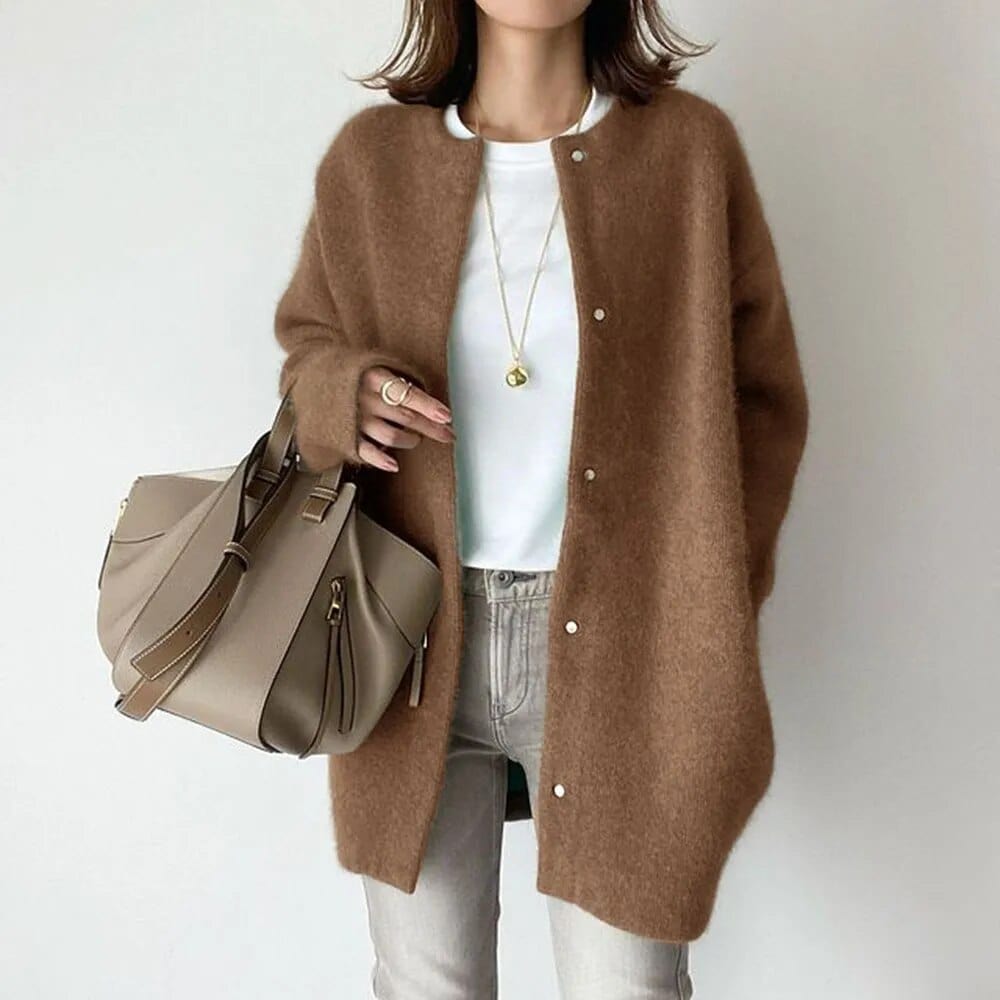 Candelia Cardigan de Luxe avec Boutons | Élégance Intemporelle & Confort