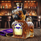 Jarra de whisky de vidrio con diseño de perro