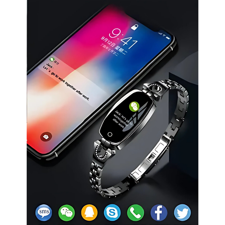 Montre Intelligente Fitness Femme | Bracelet Élégant & Suivi Santé