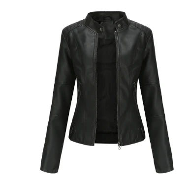 Alex Veste en faux cuir élégante pour femme | Style et raffinement intemporel