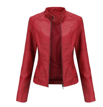 Alex Veste en faux cuir élégante pour femme | Style et raffinement intemporel