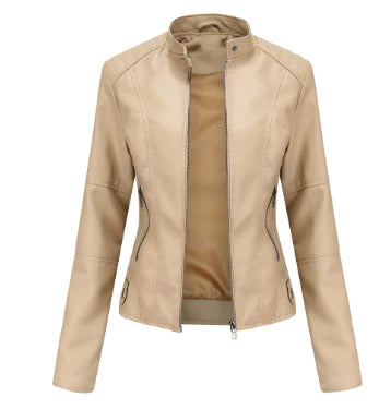 Alex Veste en faux cuir élégante pour femme | Style et raffinement intemporel