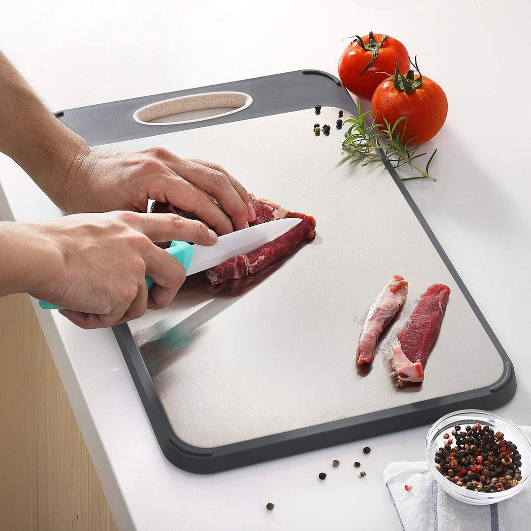 Ultimate Steel Board | Planche à Découper Durable et Hygiénique pour Cuisine & Chefs
